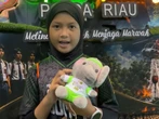Anak Gajah Nona Seroja Tebar 15.000 Bibit Pohon dalam Riau Bhayangkara Run