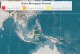 BMKG Resmi Mengakhiri Peringatan Dini Tsunami Pascagempa M 7,7