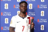 Ukir Sejarah, Bukayo Saka Bangga Masuk Daftar Elite Pencetak Hattrick di Piala Dunia