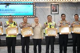 Korlantas Terima Penghargaan dari Menhub, Sukses Pengamanan Angkutan Lebaran