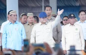 Di Depan 100 Ribu Petani dan Nelayan, Prabowo Memastikan Swasembada Pangan Berkelanjutan