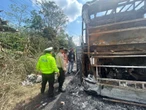 Bus PO Palala Jurusan Jakarta-Padang Terbakar, Begini Nasib Para Penumpangnya