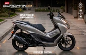 Suzuki Burgman 150 Meluncur dengan Fitur Kekinian, Siap Tantang Yamaha Nmax
