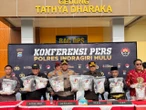 Polres Inhu Memusnahkan 8,8 Kg Sabu-Sabu & 19.706 Butir Ekstasi Hasil Penindakan