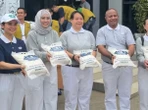 Setelah Bagikan Kupon di 12 Desa, Tzu Chi ASG Salurkan 5 Ton Beras untuk Warga Teluknaga
