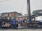 Kebakaran Kios Sukahaji Bandung, Api Cepat Membesar, 14 Unit Mobil Blangwir Dikerahkan