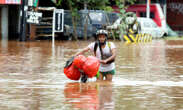 Seharian Diguyur Hujan, Sejumlah Wilayah di Kabupaten Bandung Terendam Banjir