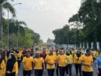 Polda Riau Olahraga Bersama Lintas Lembaga, Ajak Kolaborasi Jaga Lingkungan  