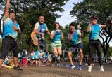 Dirut Telkom Menyemangati, Pramono Kibarkan Race Flag, Digiland Runners Berlari