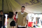 Kenneth DPRD DKI Datangi Warga Korban Kebakaran Kapuk Muara, Berbagi Kebahagiaan