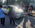 Dosen Ditabrak Mobil Saat Olahraga di Jalan Sudirman Pekanbaru, Begini Kondisinya