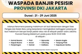 Warga Pesisir Jakarta Diminta Waspada Banjir Rob