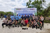 May Day Tanpa Demo, Pekerja Sambu Group Tanam 1.001 Mangrove di Inhil