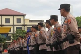 Ratusan Aparat Kepolisian Amankan Aksi Bela Palestina di Bandarlampung
