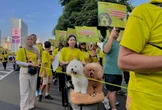 Rocco Bersama Pencinta Hewan Kampanyekan Gerakan Anti-Jagal Mari Jaga di CFD Jakarta
