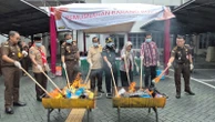 Hadiri Pemusnahan Barang Bukti di Kejari Tanjungpinang, Ini Harapan Bea Cukai