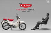 Honda Super C125 The Craftpiece Tampil Memesona dengan Gaya 50an