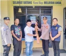 Kades Sadar Karya Serahkan Senjata Api Rakitan ke Polsek Purwodadi