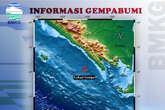 Gempa M 4,3 Terjadi di Pesisir Barat Lampung