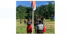 Prajurit TNI AL Bangun Karakter kebangsaan Generasi Muda Papua