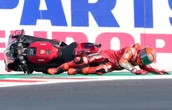 Lihat Detik-Detik Marc Marquez Kecelakaan di Misano, Kenapa?