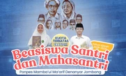 Ponpes Mambaul Maarif Buka Beasiswa Santri dan Mahasantri