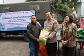 Merdeka! Polres Priok Salurkan 4 Ton Beras Murah untuk Buruh dan Sopir Truk