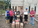 Polres Banyuasin Berikan Bantuan untuk Korban Puting Beliung