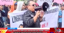 Berdemonstrasi di KPK dan Kementerian ESDM, AMTI Desak Cabut Izin Operasional PT HWR di Ratatotok