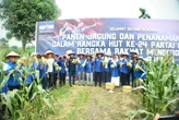 Rayakan HUT Partai dan Ultah SBY, Demokrat Riau Syukuran di Ladang Jagung