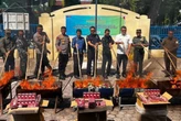 Bea Cukai Langsa Memusnahkan Ratusan Ribu Batang Rokok Ilegal