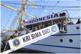 KRI Bima Suci Kapal Latih TNI AL Bersiap Arungi Samudera Demi Diplomasi Duta Bangsa