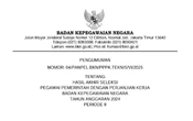 Inilah Pengumuman Kelulusan PPPK Tahap 2, Nilai Diranking, Teratas Kode L