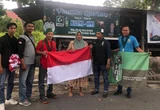 Badko HMI Riau-Kepri Bagikan Ribuan Bendera Merah Putih Sambut HUT Ke-80 RI