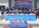 Gandeng Lanal dan Polres Kotabaru, Bea Cukai Musnahkan 35.200 Batang Rokok Ilegal