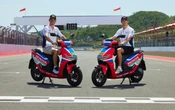 Honda CUV e dengan Livery Khusus Tampil Eksklusif di MotoGP Indonesia