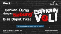 bank bjb & Vindes Hadirkan Keseruan Bahkan Voli 3, Menabung Bisa Dapat Tiket Nonton!