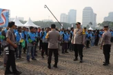 Polres Pelabuhan Tanjung Priok Lepas 250 Ojol Kamtibmas ke Apel di Monas
