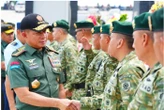 Panglima TNI Tinjau Markas Markas Batalyon Pengintai Tempur Kostrad di Cikarang