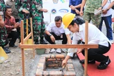 Dukung Koperasi Merah Putih, Agustina Lakukan Peletakan Batu Pertama Gudang KDKMP