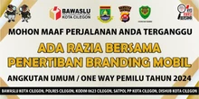 Tidak Ada Larangan, Kok Bawaslu Cilegon Kerahkan Aparat Razia Stiker Angkot?