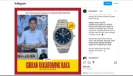 Konon Berharga Miliaran, Jam Tangan Gibran Jadi Omongan