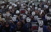 Aksi Mimbar Demokrasi Menolak Politik Dinasti Mendekati Kawasan IKN
