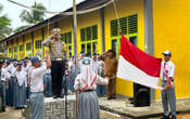 Gelar Police Go to School, Satlantas Polres Rohul Ajak Siswa Ciptakan Pilkada Damai