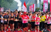 Hasto Kristiyanto Jalani 10K di Borobudur Marathon 2025, Soroti Disiplin dan Strategi