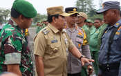 TNI-Polri dan Linmas di Rohul Kompak Jaga Seluruh Tahapan Pemilu Berjalan Aman & Kondusif