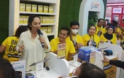 Meriam Bellina Jualan Susu Kambing Etawa di PRJ, Begini Keseruannya