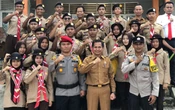 Polres Rohul Ingatkan Bahaya Hoaks dan Ajak Pemilih Pemula Menciptakan Pemilu Damai