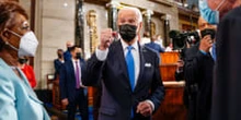Biden veers off script to thank McConnell, but makes few other bipartisan overtures