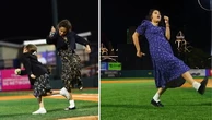 Brooklyn Cyclones holds Elaine Dance Competition on Seinfeld night